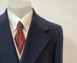 Adorable manteau bleu marine en laine