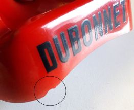 Ancien Cendrier publicité Dubonnet - Verre Ivorex-France