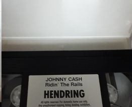 cassette vidéo Johnny Cash ridin the rails 
