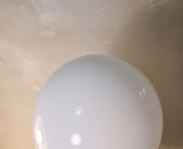 lampe vintage 1960 a 70  bleu et chrome 25x15  merci de rega