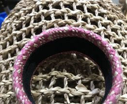 Bracelet vintage coton tissé