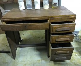 Bureau ancien bois 