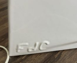 Lampe faïencerie de Charolles