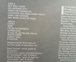 Vinyle  Steve Forbert - Little Stevie Orbit - EO de 1980