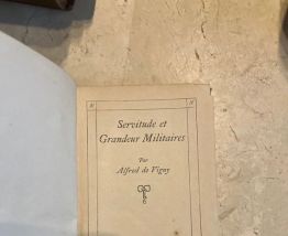 Servitude et grandeur militaires, A de Vigny (Ref. 2024-232)
