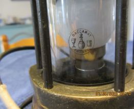 Ancienne lampe de mineur 
