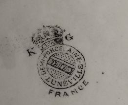 Ancien Ravier Demi-Porcelainde Beleville - KG