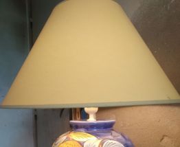 Lampe à poser déco fruits et fleurs 