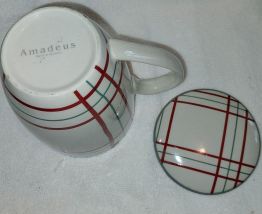 Superbe grande tasse à thé avec son couvercle Amadeus 