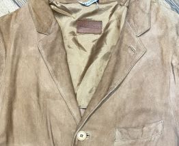 Veste en daim vintage grande taille