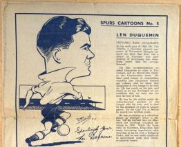 Rare Tottenham Hotspur v West Bromwich Albion,FA Cup 24.1.48