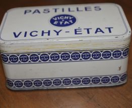 boite métal ancienne de pastilles vichy état