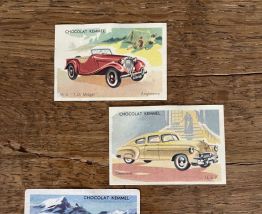 Images automobiles anciennes Chocolat Kemmel