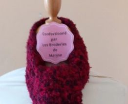 Echarpe en tissu acrylique recyclé