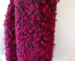 Echarpe en tissu acrylique recyclé