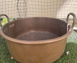 Bassine à confiture en cuivre 43cm