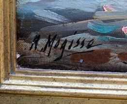 TABLEAU nature morte au bouquet de fleurs de Robert Mogisse