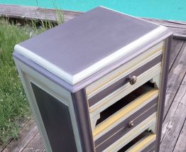 commode en bois restaurée