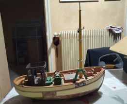 Bâteau chalutier playmobil année 80