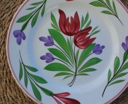 Assiette à dessert ancienne