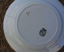 Assiette à dessert ancienne