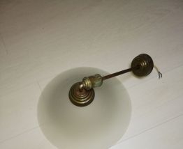 Lustre opaline année 70