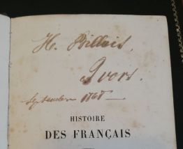 Livres 4 Tomes "Histoire Des Francais Depuis Le Temps Des Ga