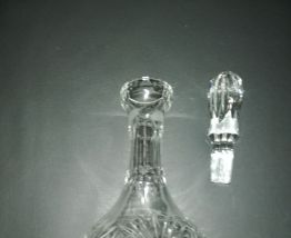 Carafe À Liqueur En Cristal De Bohème Dee Pologne 