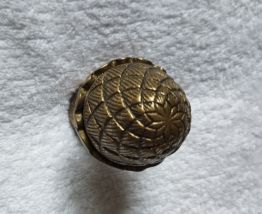 Porte-embrasse pour rideaux en  Laiton forme pomme de pin 