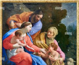 GRAVURE SUR TOILE DE JUTE/SIMON VOUET 