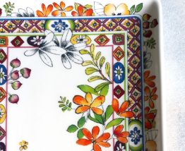 Plat faience Bagatelle de gien