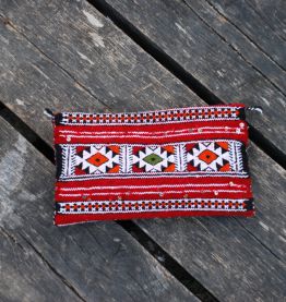 Pochette amazigh rouge 