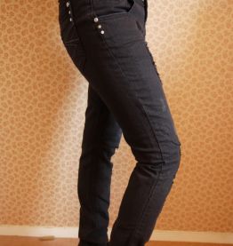 Jean skinny slim destroy sequin noir T38