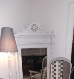 Fauteuil Voltaire gros pois