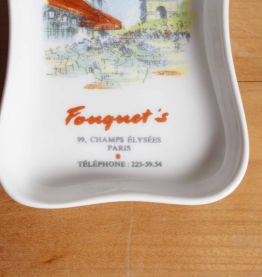 Coupelles du Fouquet's porcelaine Limoges