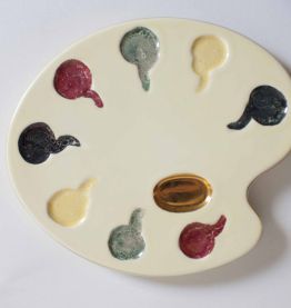 palette peintre porcelaine (décoration)