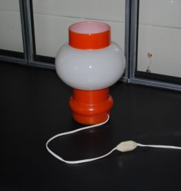 Lampe opaline vintage année 70