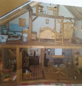 Jolie maison miniature rustique 