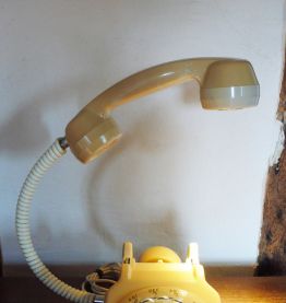 Lampe Téléphone vintage, Socotel S63 crème