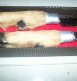 COFFRET CHASSE COUTEAU ET FOURCHETTE A GIGOT MANCHE PATTES DE BICHES 