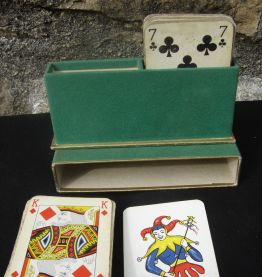 deux jeux de carte vintage