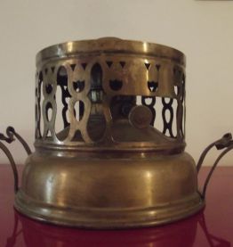 rechaud alcool en cuivre