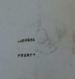 plat rond marquise en porcelaine de Limoges