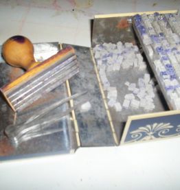 BOITE METAL IMPRIMERIE LA MONDIALE 