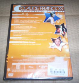lot de 2 dvd claude francois