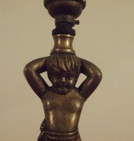 lampe angelot en laiton