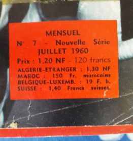 Miroir du football n°7 juillet 1960