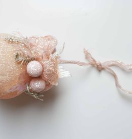 boules de noël roses saumon