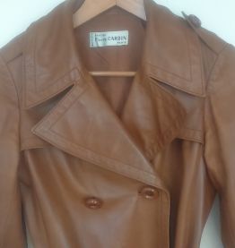 Trench Pierre Cardin cuir