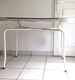 Table en Formica imprimé - 1970
